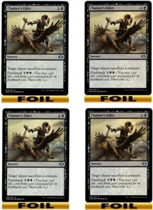 4x - Chainer's Edict - FOIL - 4x - Dominaria Remastered - UC NM MTG - Picture 1 of 1