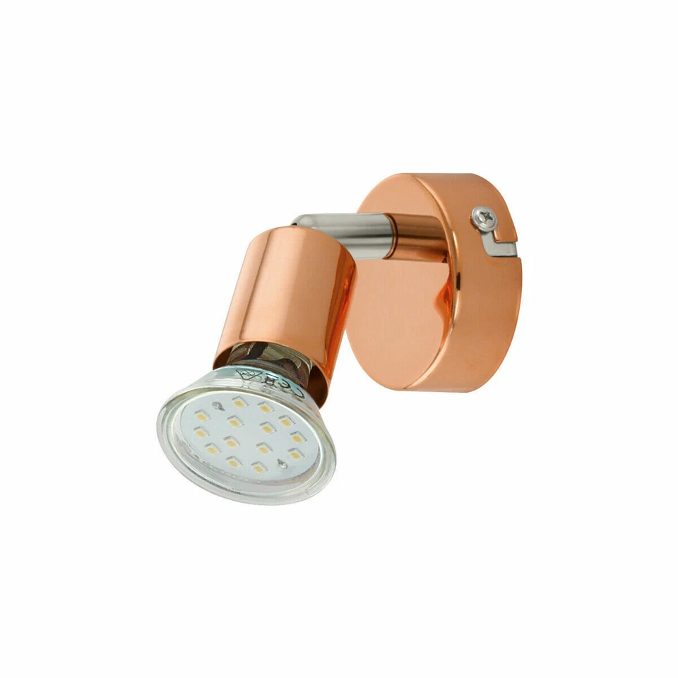 EGLO 94772 FARETTO LED COLORE GOLD LUCE DA PARETE RAME MODERNO - Immagine 1 di 1