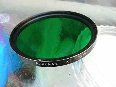 ROKUNAR 62MM GREEN x1 FILTER GLASS *MINT - Image 1 of 2