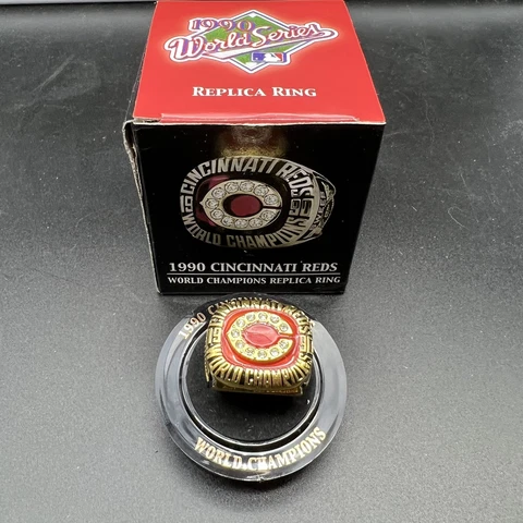 1990 Cincinnati Reds World Series Champions SGA Replica Ring Cover