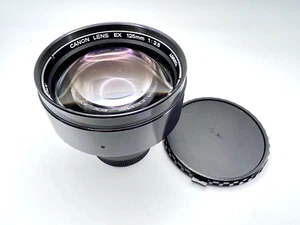 Canon Lens EX camera mount 125mm f/3.5 Retro Vintage Metal Rare - Picture 1 of 20