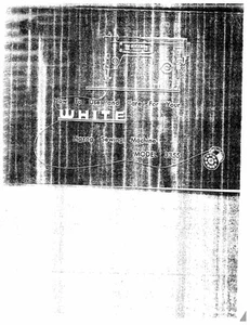White W3355 Sewing Machine/Embroidery/Serger Owners Manual Reprint - Picture 1 of 1