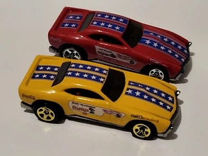 Hot Wheels SNAKE & MONGOOSE Prudhomme/ McEwen Pontiac GTO custom 2 car set - Picture 1 of 8