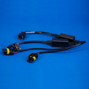 1 Pair Headlight Relay Wiring Harness Controller H4 Bi-Xenon Adapter Kit 35W - Bild 1 von 3