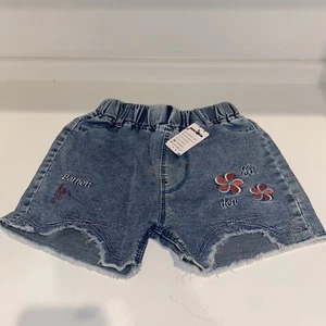 Peacolate 6T Years Little&Big Girls Summer Denim Shorts Elastic Waistband - Picture 1 of 6