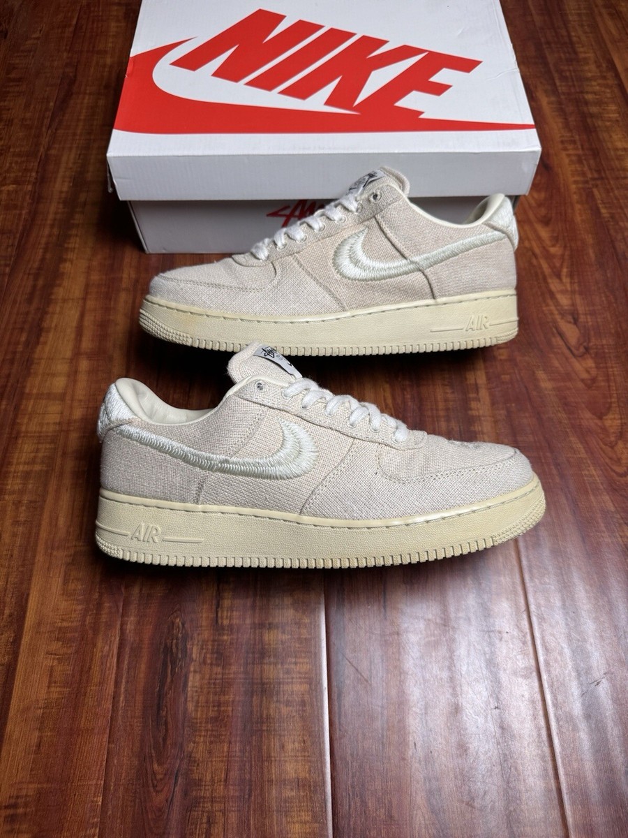 Nike Stussy x Air Force 1 Low Fossil for Sale | Authenticity Nike Stussy x Air Force 1 Low Fossil for Sale | Authenticity