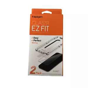 2 Pack Spigen GlastR EZ Fit Tempered Glass Screen Protector for iPhone 8 Plus - Picture 1 of 6