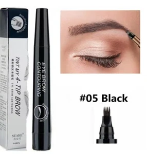 TINT MY 4-TIP BROW Liquid Eyebrow Pencil Waterproof Microblading Tip Fine - Picture 1 of 6