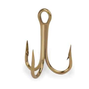 VMC 9617 Bronze O'Shaugnessy Treble Size 6 Hooks (425pc) - Picture 1 of 4