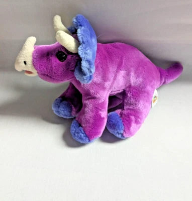 Tolkschau Dino Bunt Triceratops Kuscheltier Stofftier Plüschtier ca.35cm - Bild 1 von 3