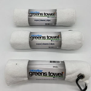3 Stück weiße Mikrofaser Golftücher - Bild 1 von 1