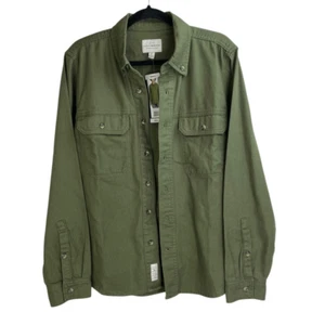 Giacca Camicia Uomo Primaverile Oliva Marca Lucky Taglia S Nuova - Foto 1 di 8