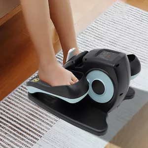 Mini Reha-elektrischer sitzender Bein-Fuß-Pedal-Übungsgerät Fitness & LCD Blau - Bild 1 von 17
