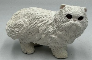White Persian Cat Figurine Vintage Collectibles 3.5" Sandicast Sandra Brue - Picture 1 of 6