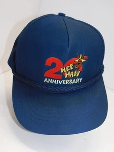 Hee Haw Vintage Hat Made USA 20th Anniversary Blue Cap Donkey - Picture 1 of 12