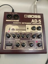 Boss AD-5 Acoustic Guitar Instrument Processor Effect Pedal Tested from Japan
