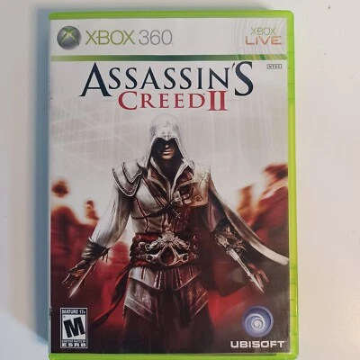 Assassin's Creed II 2 (Microsoft Xbox 360, 2009) Complete Case Disc Manual - Image 1 of 3