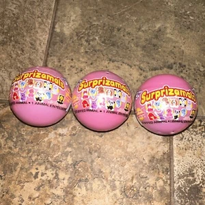 3 SURPRIZAMALS SERIES 2 RANDOM BLIND CAPSULE STUFFED ANIMAL PLUSH - Picture 1 of 2