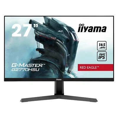 IIYAMA 27" G-Master IPS FHD 165Hz 0.8ms Gaming Monitor 250 cd/m2 G2770HSU-B1 - Image 1 of 4