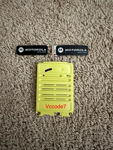 Motorola Yellow Speaker Grille for APX7000 Comes with Label of Choice - Picture 1 of 3