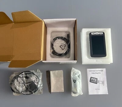 Maginfier de vídeo portal lente dupla 5 polegadas - Imagem 1 de 4