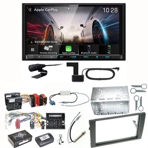 Kenwood DMX8021DABS Android Auto CarPlay Einbauset für Audi A4 B6 B7 Seat Exeo - Bild 1 von 1