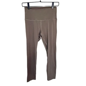Lululemon Align Super High Rise Pant 25" Cropped Legging Size 6 Gray - Picture 1 of 3
