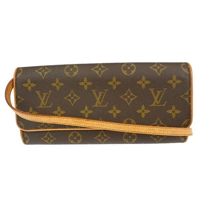 LOUIS VUITTON POCHETTE TWIN GM CROSSBODY BAG MONOGRAM M51852 FL0051 RQ00729 - Image 1 of 4