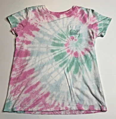 Camiseta para niñas Vineyard Vines talla XL tie dye Foto 1 de 4