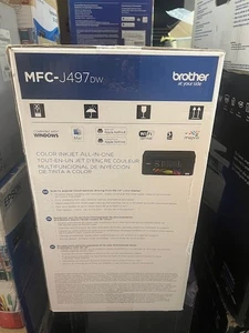 Brand New Brother Work Smart Serie MFC-J497DW Wireless Inkjet All-In-One Printer - Picture 1 of 5