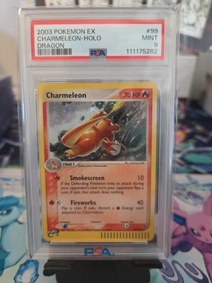Pokémon TCG Charmeleon EX Dragon 99/97 Holo Secret Rare PSA 9 - Image 1 of 2