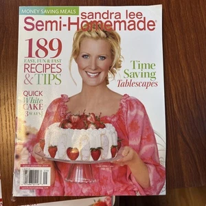Semi Homemade Sandra Lee Magazine Aug/Sep 2009-189 Recipes & Tips - Picture 1 of 2