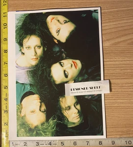 Robert Smith Headshot & The Cure 2 Pg. 1991 Publicity Scenes Book Photograph - Picture 1 of 2