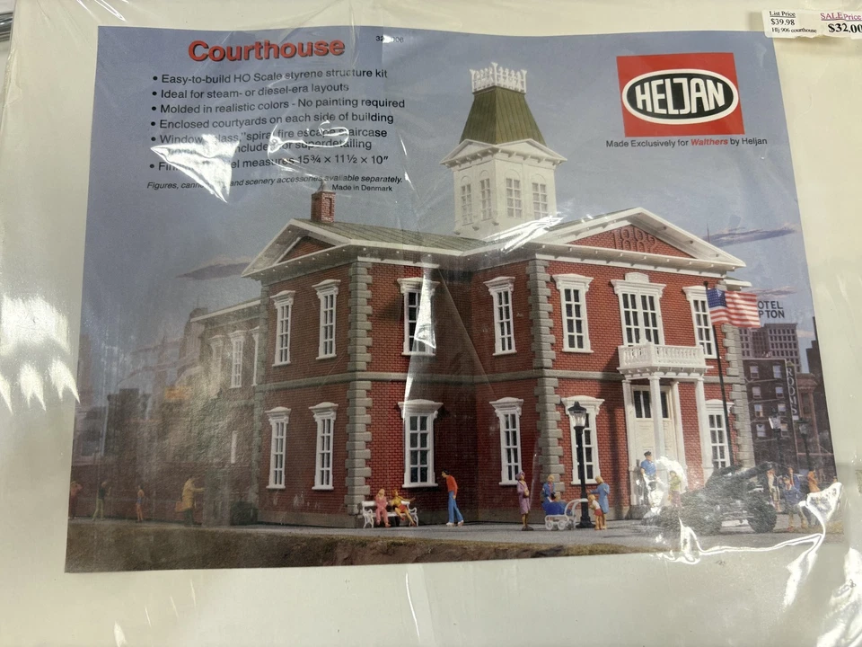HO Heljan 322-906 Courthouse Building Kit - New in Sealed  Box - Image 1 of 1