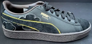 Puma X One Piece Suede 4 Schwarz Gold Gelb 39652501 Sneaker Schuh Herren Gr. 4 Neu - Bild 1 von 5