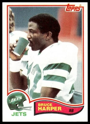 1982 Topps #169 Bruce Harper New York Jets NM+ - Image 1 of 2