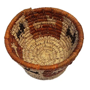Southwestern Woven Key Basket - 6.5`" dia, 4" deep - FREE SHIPPING - Picture 1 of 3