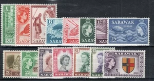 Sarawak 1955-59 set SG 188-202 MLH/MH - Picture 1 of 1