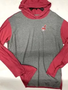 CLEVELAND INDIANS CHIEF WAHOO MENS LIGHT WEIGHT HOODY PICK SIZE NEW - Picture 1 of 2