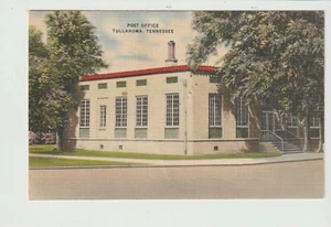 POSTCARD POST OFFICE TULLAHOMA TENNESSEE - Picture 1 of 2