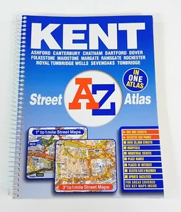 A-Z Kent Street Atlas Map by Great Britain (Spiral Bound, 2004) - Imagen 1 de 1