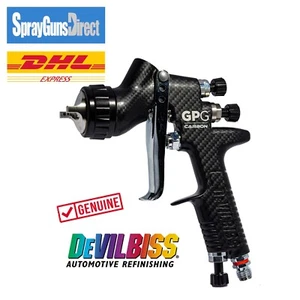 Pistola pulverizadora multiusos DeVilbiss Carbon Edition GPG gravedad 1,4 mm (905006-CB) - Imagen 1 de 5