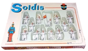 Vintage Toy Soldiers #715 SOLDIS ESQUIADORES (Soldier Skiers) in Box - SPAIN - Picture 1 of 6