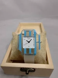 RARE Volpino Acrylic Face watch with silicone band - Picture 1 of 4