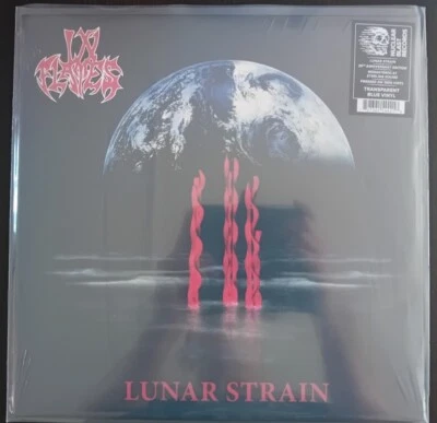 IN FLAMES " LUNAR STRAIN " SEALED EURO LP *** TRANSPARENT BLUE VINYL *** METAL - Image 1 of 3