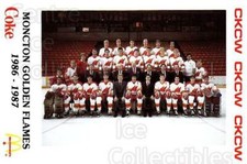 1986-87 Moncton Golden Flames #9 Moncton Golden Flames, Team Photo
