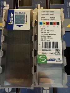 GRIP 4020Y IC807/ISCAR  10 PCS - Picture 1 of 1