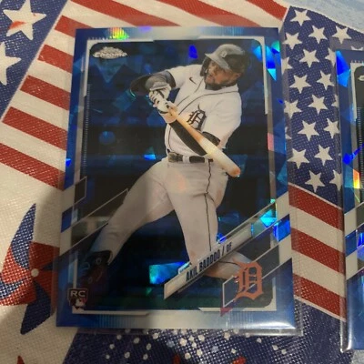 2021 Topps Chrome Update Sapphire Akil Baddoo Rookie Card RC #US196 - Image 1 of 2