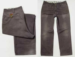 Pantalones de skate vintage de lona negros descoloridos de Ben Davis talla 36/33 - Imagen 1 de 7