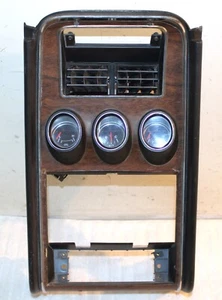 1971 1972 1973 Mustang Mach 1 Boss ORIG WOODGRAIN DASH CENTER GAUGES BEZEL w A/C - Picture 1 of 13